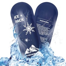 Cool Coolers Bolsa de hielo de gel flexible Compresa fría reutilizable para lesiones`