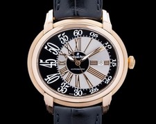 Audemars Piguet 15320OR.OO.D002CR.01 Millenary 18K Rose Gold Black Dial