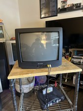 13  Sharp CRT 13J-M100 Composite TV Refurb Recapped, Tested Cleaned And Working