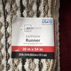 Mainstays Earthtone Runner Table Runner 20x54 Beige/Black Striped Mixed Fiber — photo 2