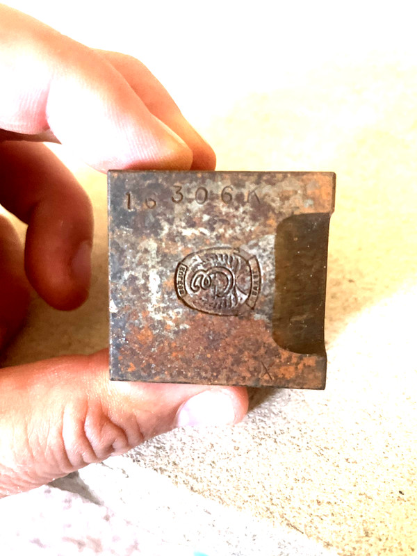 Steel Stamping Die for creating pins or badges TEXAS on this one