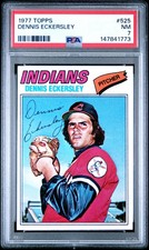 1977 TOPPS #525 DENNIS ECKERSLEY PSA 7