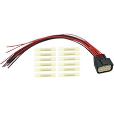 12 Pin Headlights Halogen Wiring Harness Connector Pigtail Plug Fit for