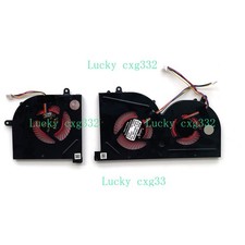 New For MSI Stealth Pro GS63 GS63VR GS73 GS73VR 6RF 7RF CPU GPU Cooling Fan US