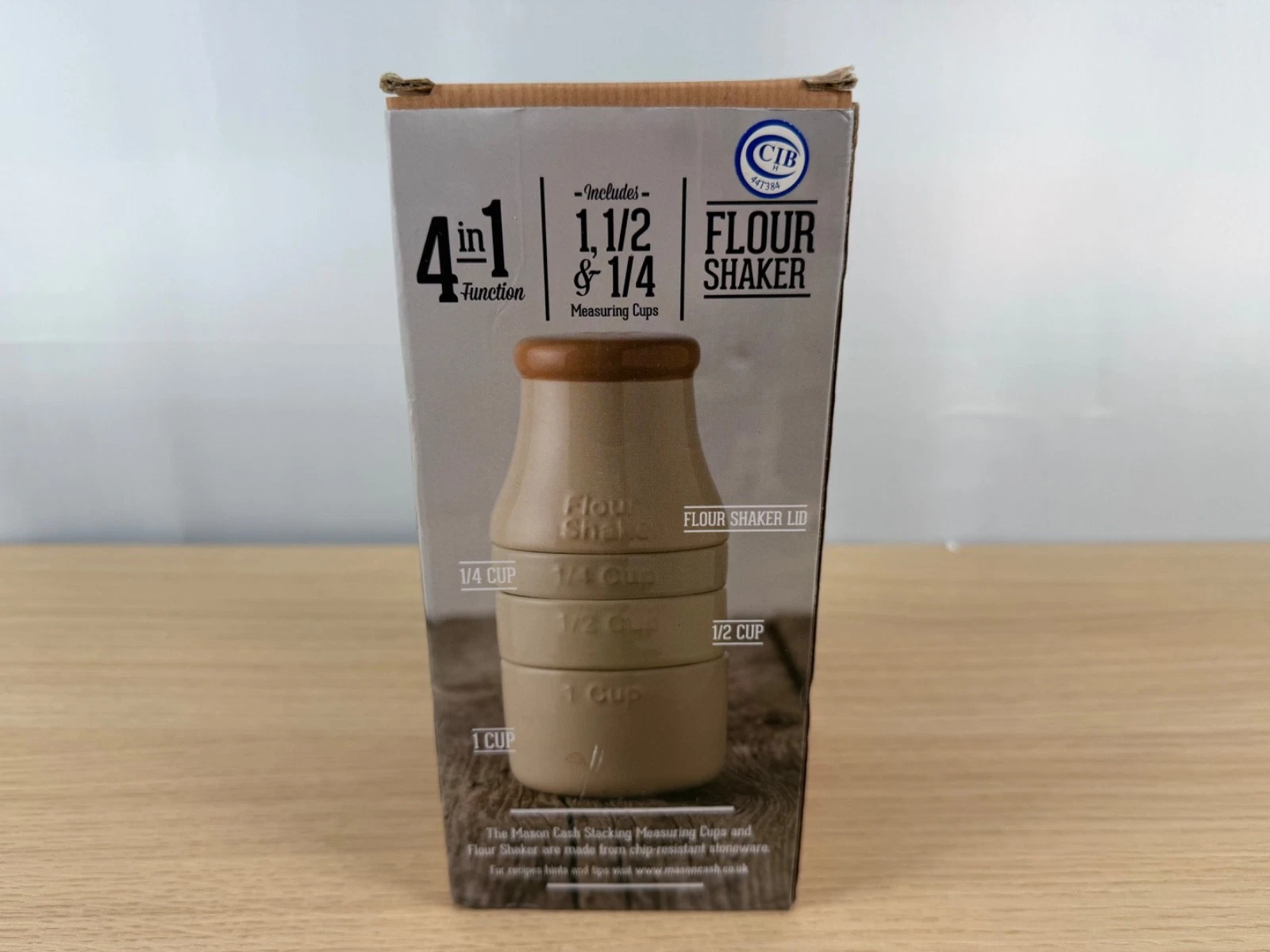 Mason Cash Original Cane 4in1 Stacking Measuring Cups & Flour Shaker Set Boxed
Opens in a new window