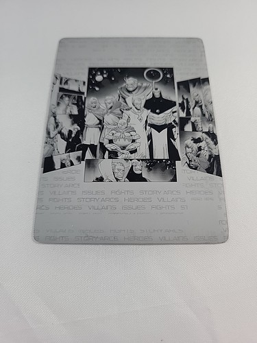2018-19 UD Marvel Annual Challenger Black Printing Plate 1/1 Top 10 Villians TV9 - Picture 3 of 7