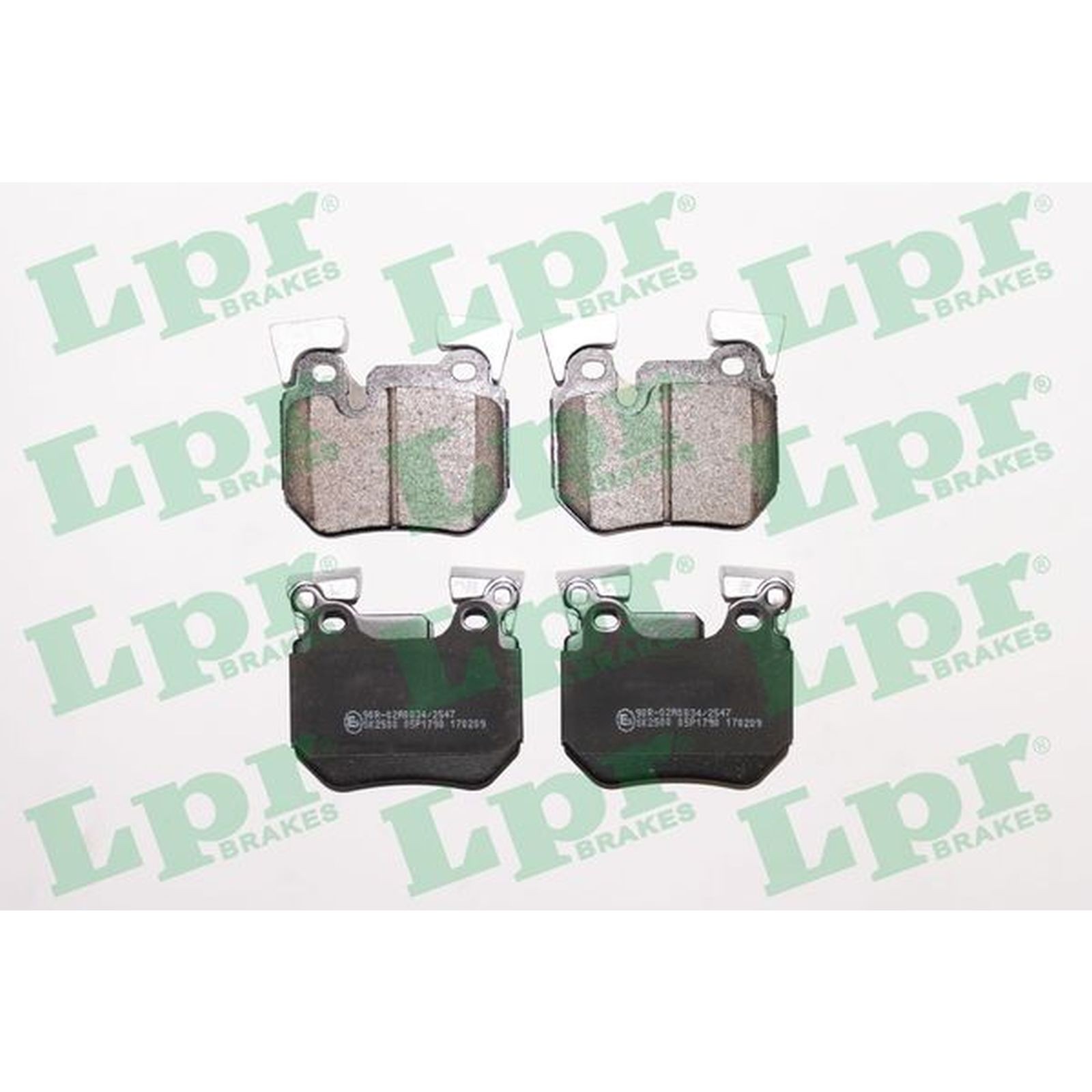 1x ORIGINAL® Lpr Bremsbelagsatz, Scheibenbremse Hinten für BMW 1 3 Touring 3 3