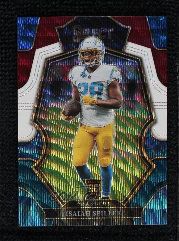 2022 Select Premier Level Tri-Color Prizm 159/199 Isaiah Spiller Rookie RC 04t5