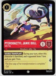 Pterodactyl Janie Doll - Sid's Toy 128/204 Common Wilds Unknown Disney Lorcana