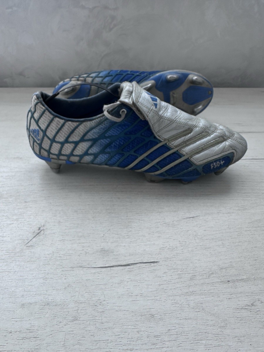 未使用　美スタイル　スパイクゴア Adidas F50 Spider Silver Blue Football Soccer Cleats US11 1