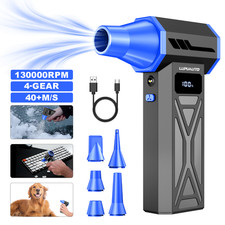 Portable Electric Air Duster Super Power 130000RPM Cordless For Outdoor And Car