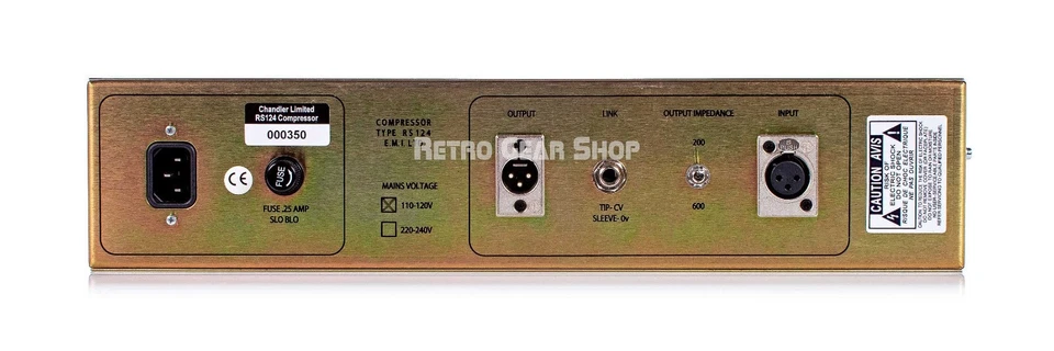 Chandler Limited RS124 Compressor Mono Vari-Mu Used Near Mint - Image 3 of 3