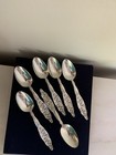 Whiting Sterling Silver “Lily of the Valley” Soup or Dessert Spoons set of 6 — photo 2