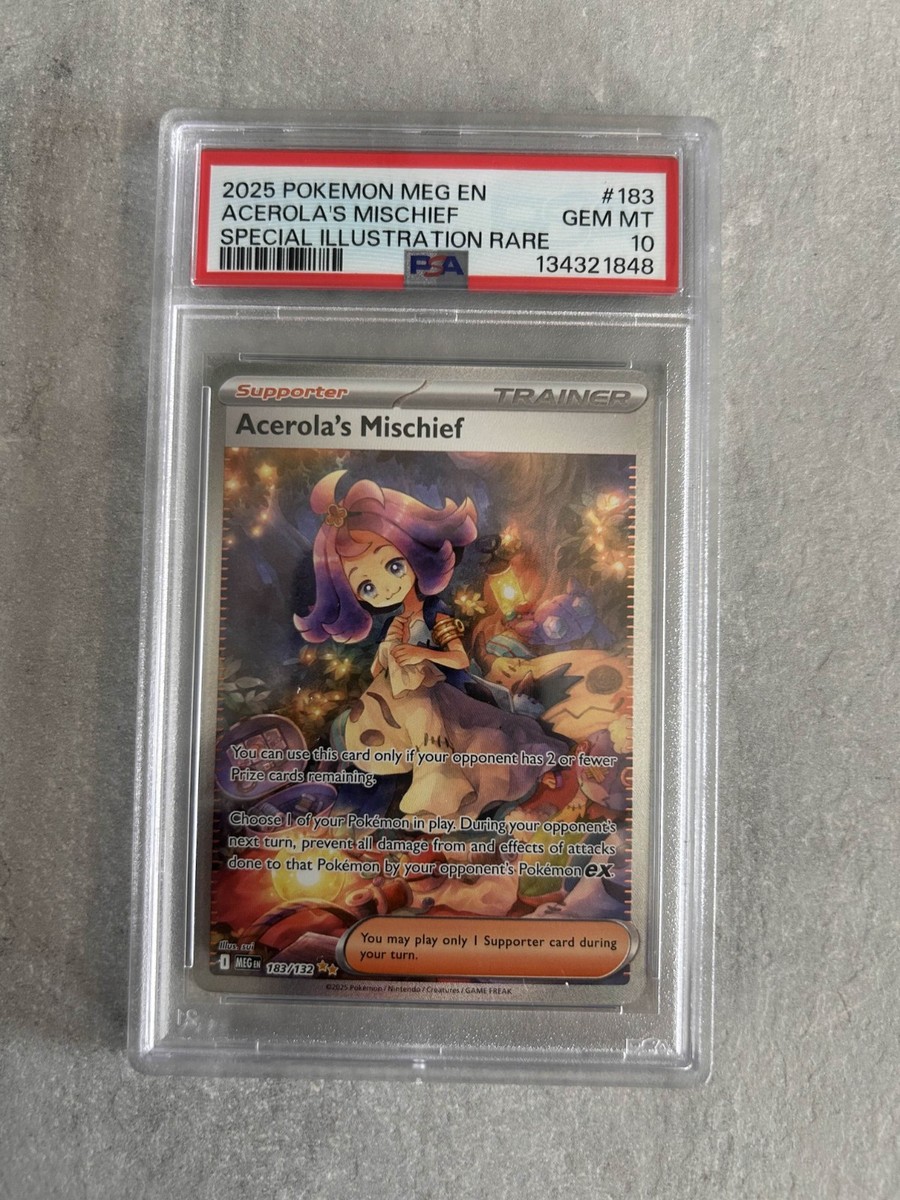 Acerola's Mischief 183/132 Me01: Mega Evolution Holo for sale