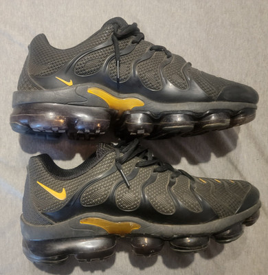 Nike Air VaporMax Plus Men's Low Top Sneakers Black/Gold 849558-003 2018