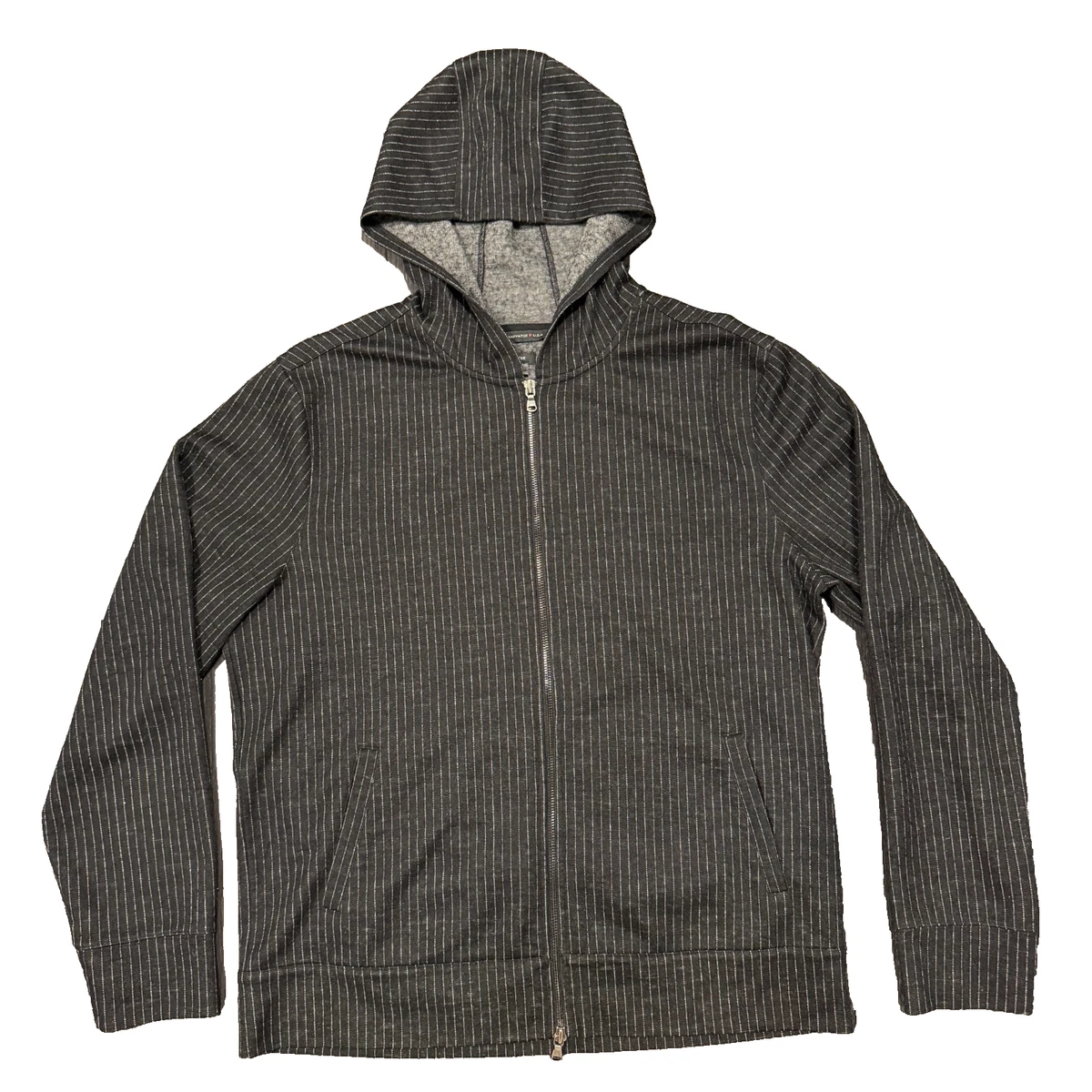 Sweat Résille John Varvatos — Gris Rayé — Taille XL — Occasion Très Bon État