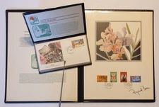 Call of the Islands Fiji Fleetwood FDC Stamps & Proof Cards 1980 Julie Shearer