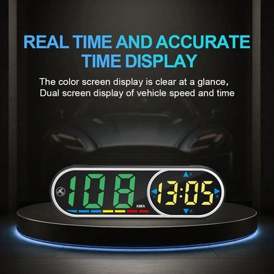 Car Head Up Display HUD Digital Speedometer GPS KMH for Quick Vehicle Fit