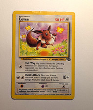 Eevee 51/64 Jungle Non Holo Pokémon Card Vintage