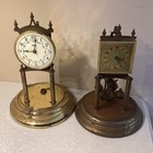 2 Vtg Kieninger & Obergfell Anniversary Clocks No Domes-parts(509) — photo 1