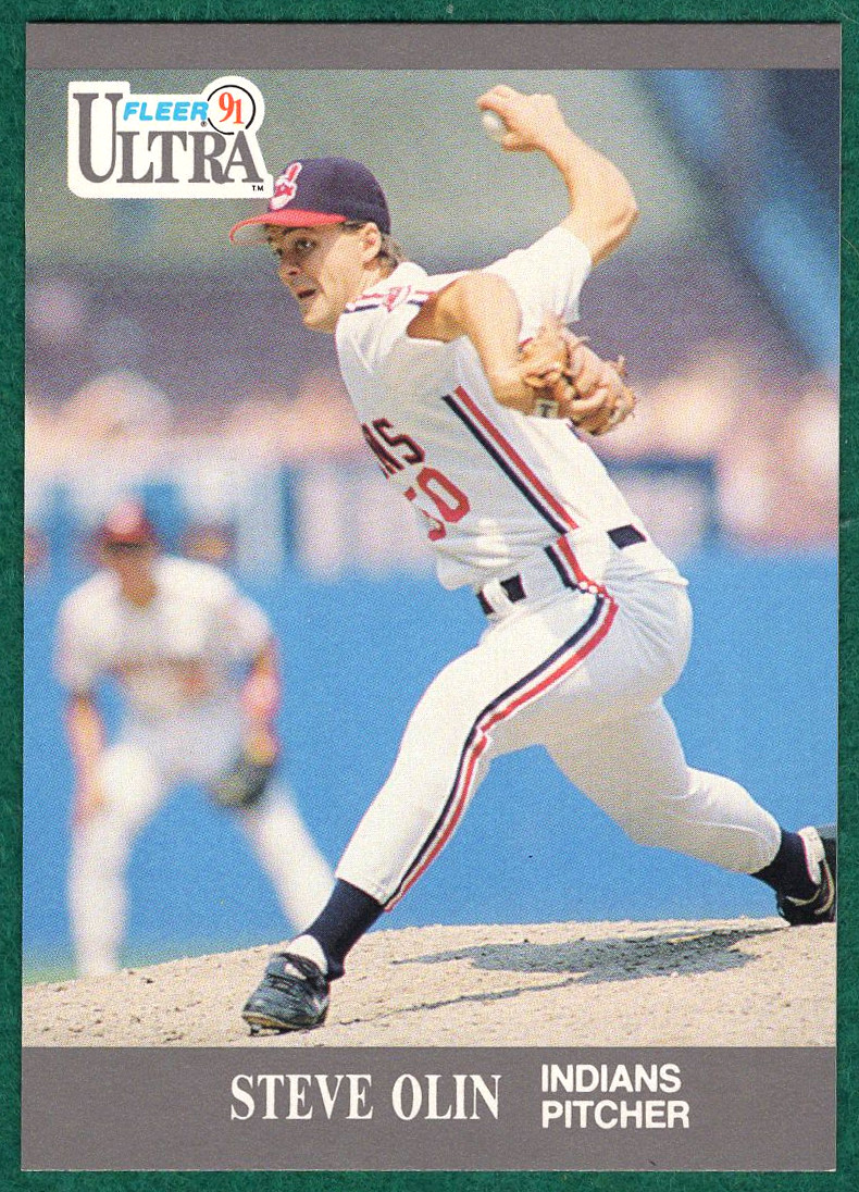 Steve Olin - 1991 Fleer Ultra #116 - Cleveland Indians Baseball Card