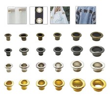 Eyelets Grommets for Leather Crafts Clothing Bags Repair 4mm 5mm 6mm 8mm 10mm