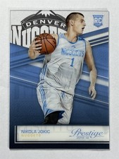 2015-16 Panini Prestige Basketball Nikola Jokic #16 Clear Rookie RC Nuggets