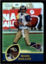 2003 Topps Chrome Black Refractors #78 Marc Bulger /599 - FB