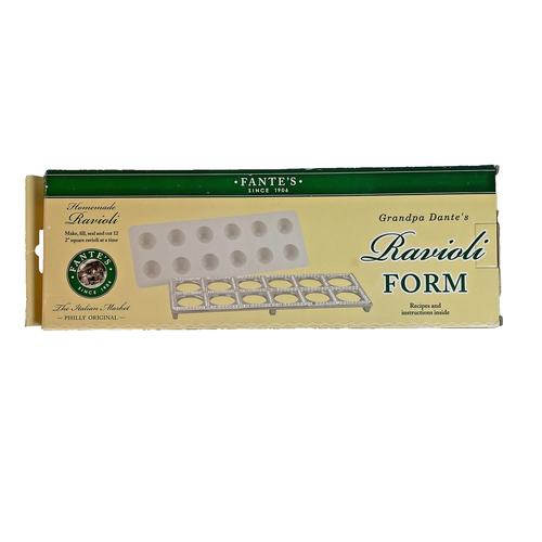 Fantes Opa Dantes klassische Ravioli-Form enthält Pasta-Rezepte OFFENE BOX - Bild 1 von 8