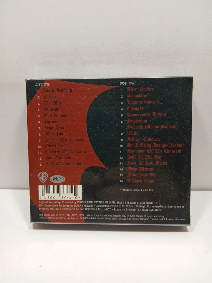 Symptom of the Universe: The Original Black Sabbath (1970-1978) 2 CD'S NEW!!! Foto 2 de 4