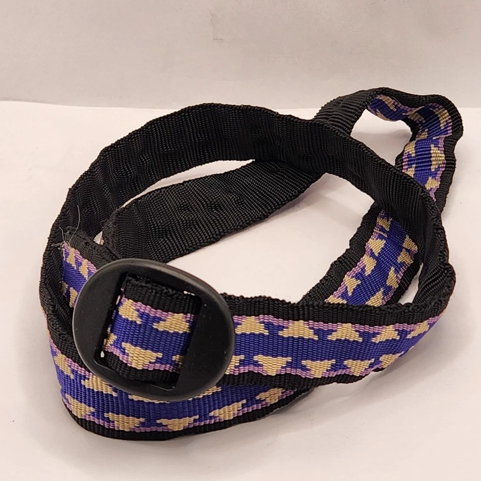 Пояс Bison Designs нейлоновая лента размер США большой фиолетовый черный геометрический регулируемый - Изображение 4 из 4