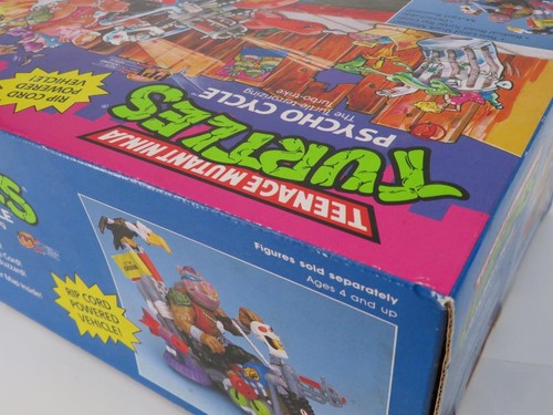 NEU - 1990 Playmates Teenage Mutant Ninja Turtles Psycho Cycle TMNT - - SEALED - Bild 24 von 24