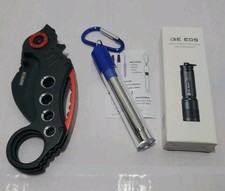 Olight I3E EOS Keychain Flashlight, Dispatch Knife, and 4 in 1 Travel Straw