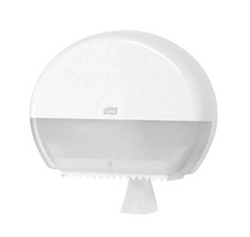 Tork T2 Mini Jumbo Toilet Roll Dispenser White 555000
