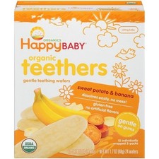 HappyBaby Organic Teethers Sweet Potato Banana