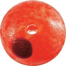 TroutBeads Blood Dot Eggs 12mm 8-Pack Tangerine Fishing Beads BD05-12