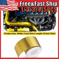 Silver Self-Adhesive Reflective Heat Wrap Shield Barrier Protection Tape1-5X