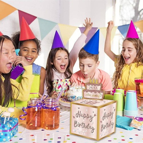 2x(Salvadanaio di Compleanno Fai da Te, Regali in Soldi, Biglietto Compleanno Estraibile7072 - Foto 4 di 7