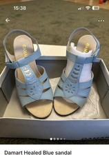 Damart Cornflower Blue Sandal Size 5
