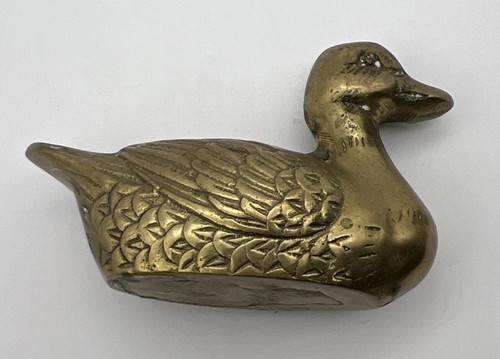 Brass Duck Figurine/Paperweight - Picture 9 of 14