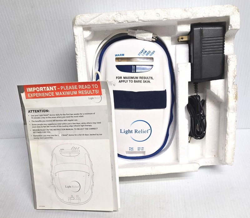LIGHT RELIEF LR150 INFRARED MUSCLE PAIN RELIEF DEVICE