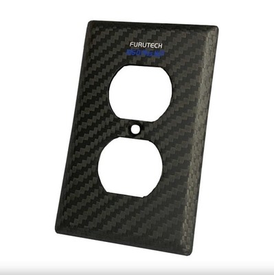 FURUTECH 106-D NCF PLUS nano-crystal Carbon-Fiber outlet Cover AUTHORIZED-DEALER