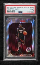 2019-20 Panini NBA Hoops Premium Stock Flash Prizm Kendrick Nunn PSA 9 MINT 00c5