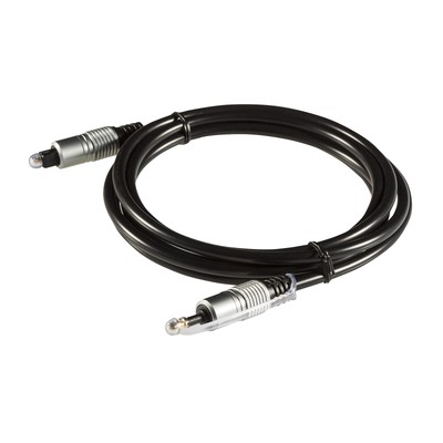 Poppstar 5m Premium optisches Kabel Toslink auf Toslink Mini 3,5mm digital Audio