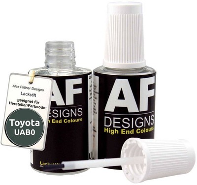 Lackstift für Toyota UAB0 Dark Green Perl Metallic schnelltrocknend 2x20ml