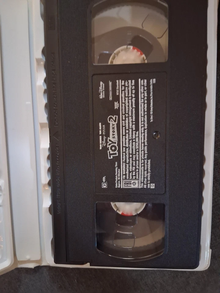 Toy Story 2 VHS Walt Disney Pixar, Tim Allen, Tom Hanks, Clamshell Case Foto 3 de 3