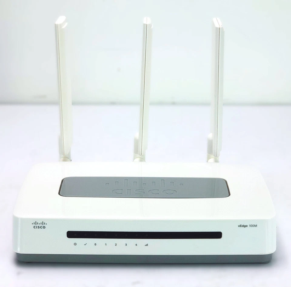 Cisco vEdge 100M 4G LTE Modem Router 5 Port Gigabit RJ-45 1x PoE vEdge 100M-AC - Bild 2 von 4