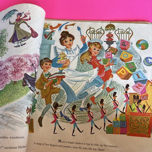 WALT DISNEY'S MARY POPPINS ~ VINYL RECORD LP 1964 DISNEYLAND MUSICAL - Picture 4 of 9