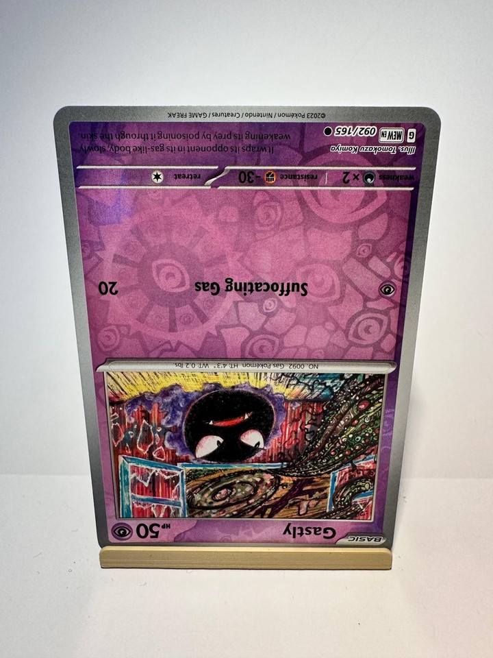 Gastly 092/165 Common 151 Pokemon Reverse Holo Near Mint | eBay