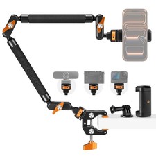 K F CONCEPT 22" Magic Arm Clamp Kit, Overhead Desk Camera Mount